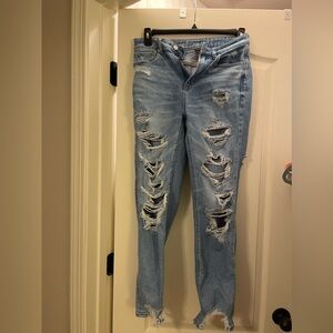 american eagle ripped jeans-stretch